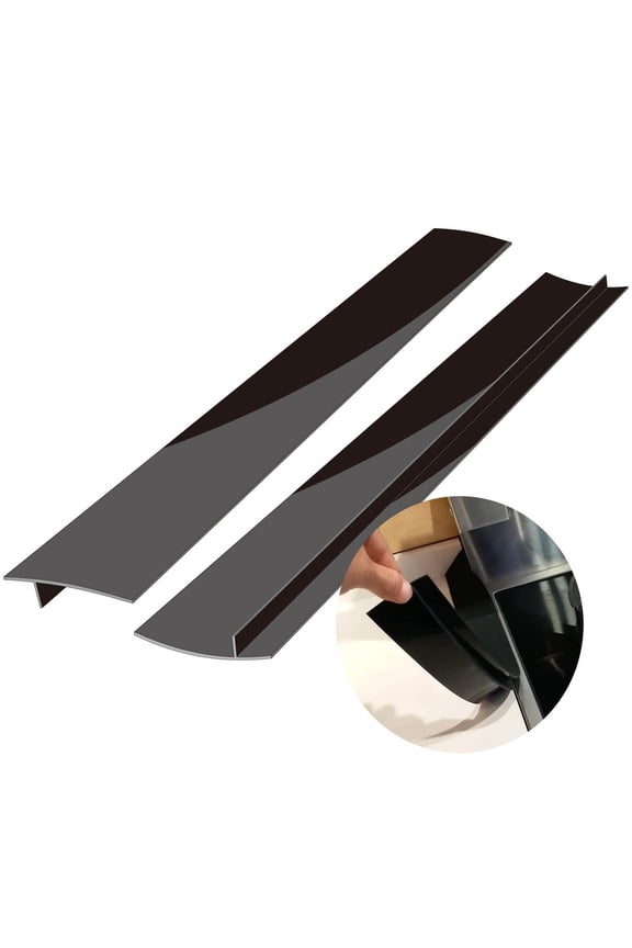 25-Inch Kitchen Stove Counter Side Covers-Grade T-Shaped Guard to Clean & 1-Pack