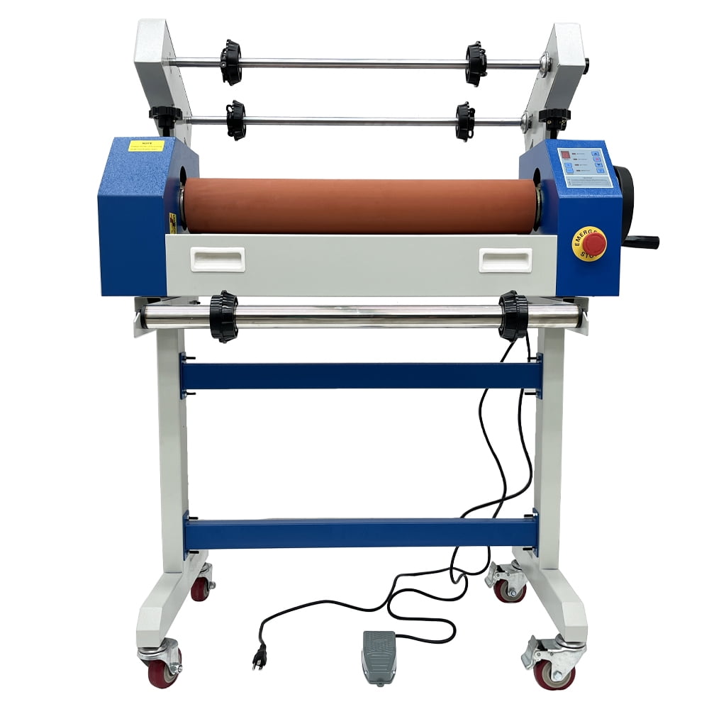 25 Inch Semi-auto Cold Laminator Machine Wide Format with Self-Removing Film System