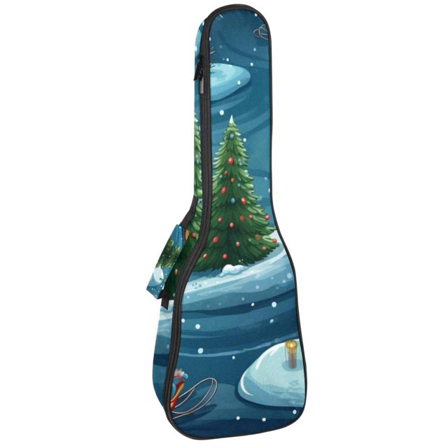 25 Inch Ukulele Cases Christmas Sleigh Ukulele Padded Bag - Great For 