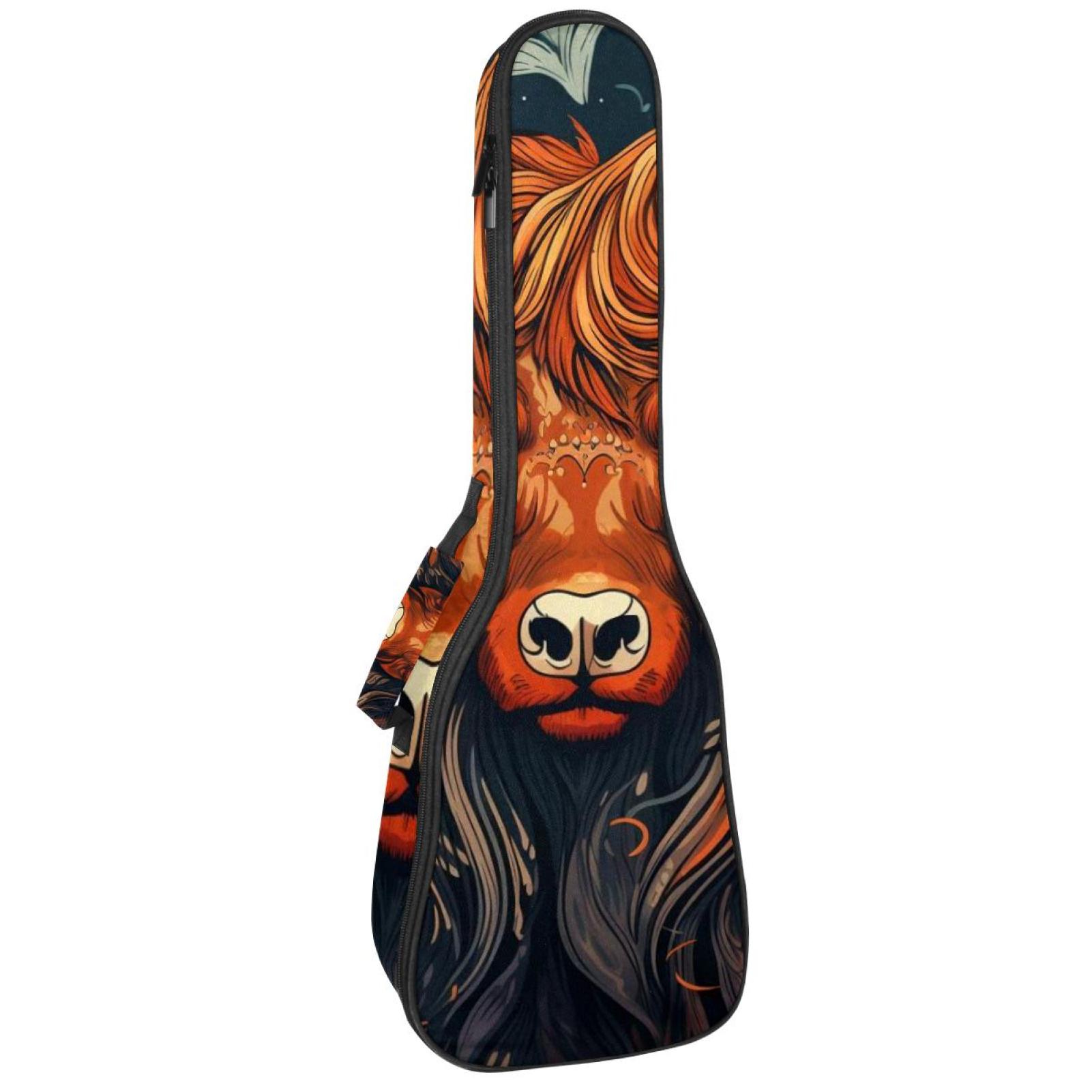 25 Inch Yak Ukulele Cases Ukulele Padded Bag Great for Tenor Concert Soprano Baritone Ukulele