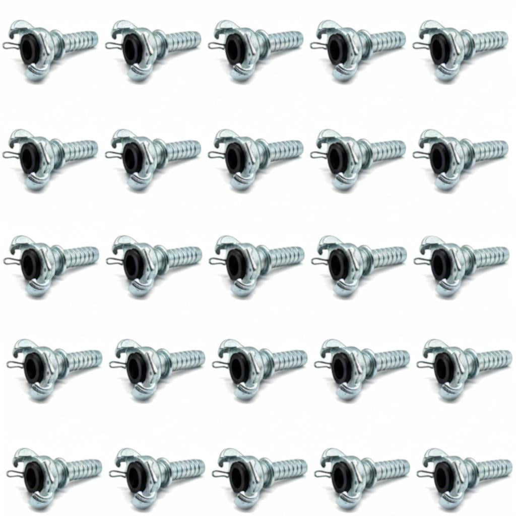 25 Interstate Pneumatics CU-853 3/4" Straight Through Jack Hammer Barb Coupler