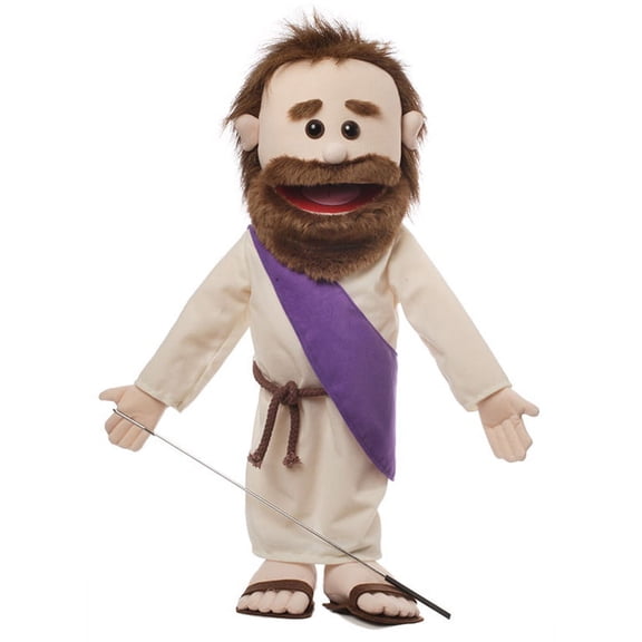 25" Jesus w/ Rope Belt, Full Body Bible Character, Christian Ministry Puppet