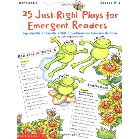 Pre-Owned 25 Just-Right Plays for Emergent Readers: Reproducible Thematic with Cross-Curricular Extension Activities (Paperback) 059018945X 9780590189453