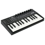 25-Key MIDI Keyboard Controller   USB MIDI Keyboard for Computer Recording, Portable MIDI Controller with Velocity-Sensitive Keys, Musical Instrument Gift Set For Beginner