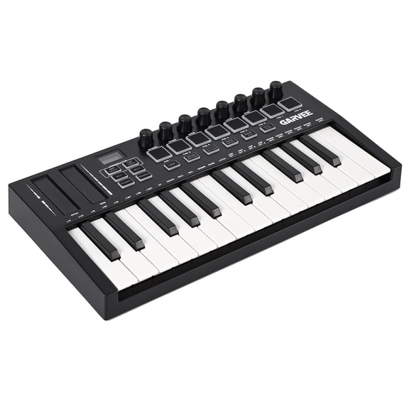 25-Key MIDI Keyboard Controller with DAW Integration, OLED Display & Wireless Connectivity