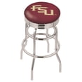 thumbnail image 1 of Florida State Seminoles 25" Chrome Double Ring Swivel Bar Stool, 1 of 7