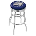 thumbnail image 1 of Georgetown College Tigers 25" Chrome Double Ring Swivel Bar Stool, 1 of 2