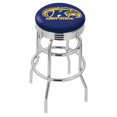 thumbnail image 1 of 25" L7C3C - Chrome Double Ring Kent State Swivel Bar Stool with 2.5" Ribbed Accent Ring by Holland Bar Stool Company, 1 of 7