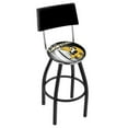 thumbnail image 1 of 25" L8B4 - Black Wrinkle Missouri Western State Swivel Bar Stool with a Back by Holland Bar Stool Company, 1 of 2