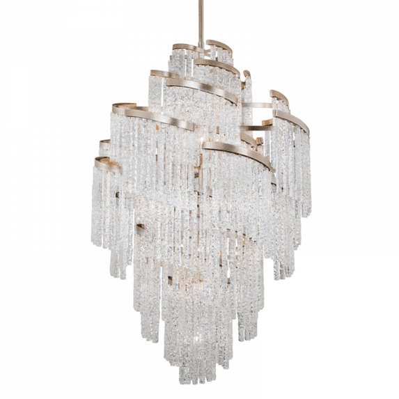 25 LIGHT CHANDELIER by Corbett 243-725 in Silver Finish