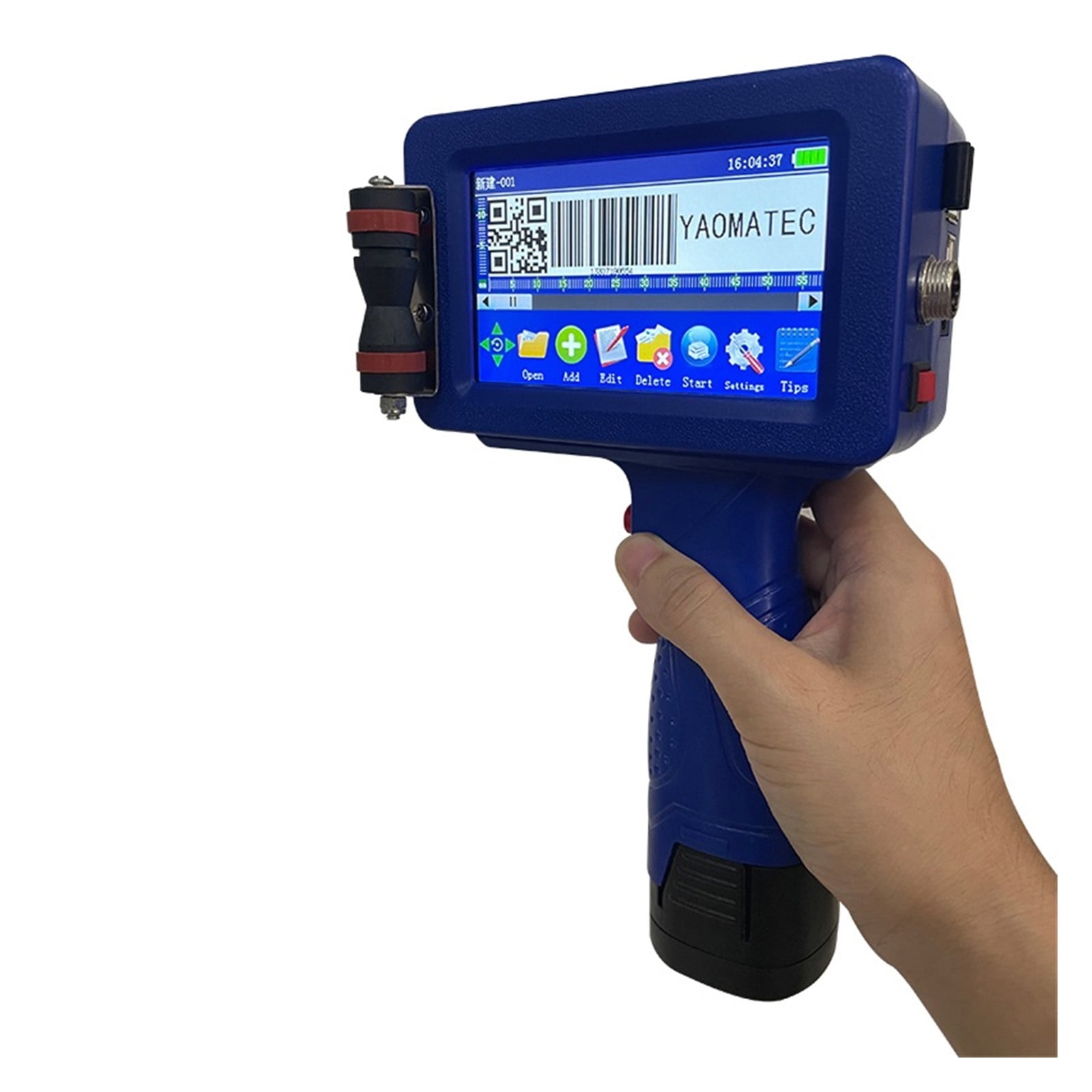 25 Language 12.7mm Logo QR Code Serial Number Portable Date Printer ...