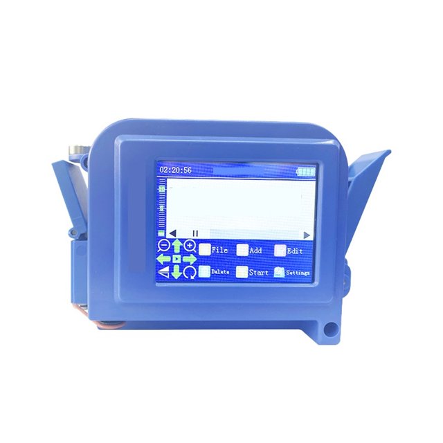 25 Language 12.7mm Touch Screen QR Barcode Lot Number Date Mark