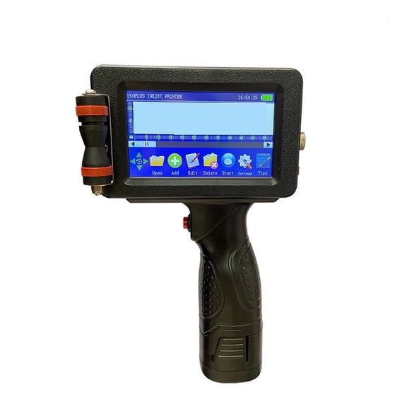 25 Languages 12.7mm Smart Printer, Variable QR Strip Batch Code Numbering Logo Label Handheld Thermal Inkjet Printer