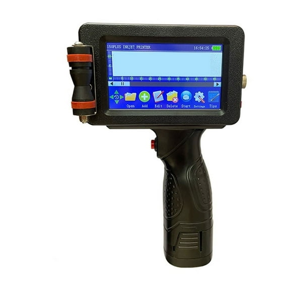 25 Languages 12.7mm Variable Bar Batch Code Number Logo Expiry Date Label Mask Hand Jet Handheld Thermal Inkjet Printer ,Portable & User