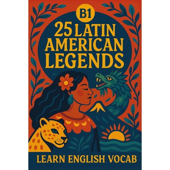 Learn English with 25 Short Stories 25 Latin American Legends for B1 English Learners: Story + Vocab: Learn English with Easy Latin American Myths, Vocabula, (Paperback)