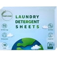 thumbnail image 1 of 25 Laundry sheets 50 loads |  Linen scent - Laundry Detergent Sheets, , -Based, , No  Jug Kindly ( Linen), 1 of 7