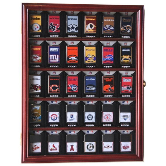 25 Lighter Display Case Cabinet (for displaying in retail box)