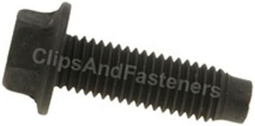 Bulloni A Flangia Esagonale M10-1,5x25 (15mm Testa) Grado 10.9 &ndash; 4 Pezzi, Ossido Nero, Automotive