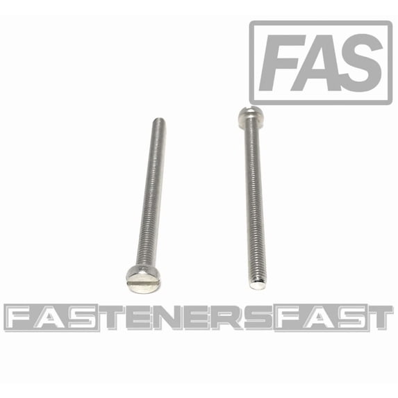 (25) M3-0.5 X40 Stainless Steel Slotted Cheese Head Machine Screw Din84 A2 M3X40