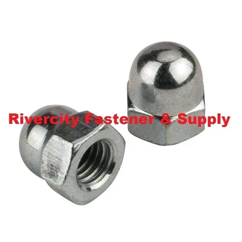 (25) M6-1.0 Acorn / Dome / Cap Hex Nuts A2 Stainless Steel M6X1.0 Nut 6Mm X 1.0