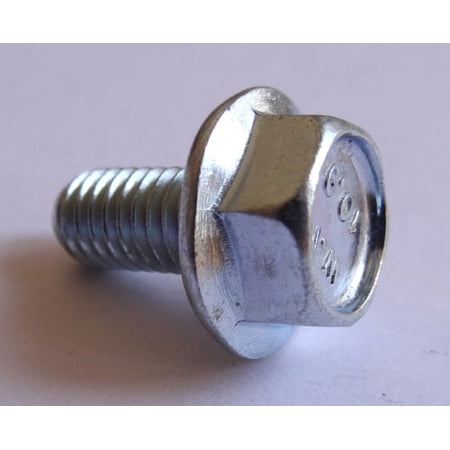 (25) M6 - 1.0 x 12mm JIS Hex Head Flange Bolt - Small Head, Class 10.9 Zinc
