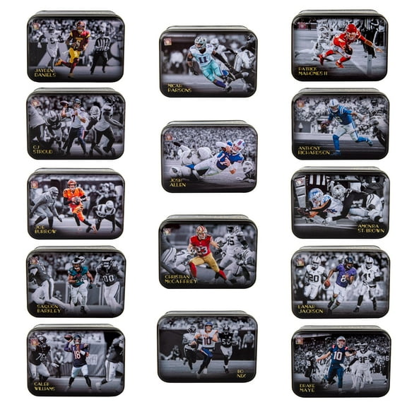 2025 Championship Collection Football Tin 2 - Receive 1 at Random!