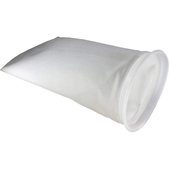 25 Micron Welded Polyester Felt Filter Bag 7" x 16" Industrial Size #1