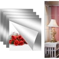 thumbnail image 1 of 25 Mini Acrylic Square Mirrors - 3x3Ih Adhesive Craft Mirror Tiles for DIY Projects, 1 of 5