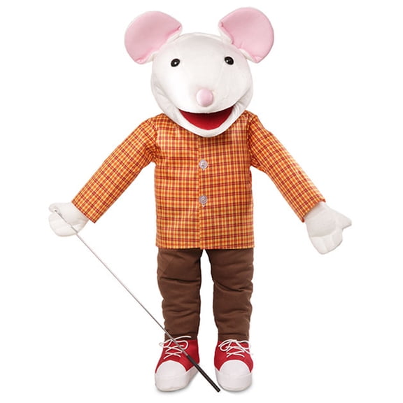 25" Mouse w/ Sneakers, Full Body, Ventriloquist Style, Animal Puppet