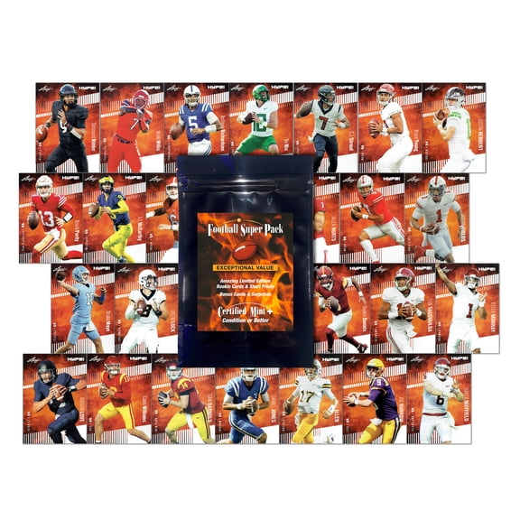 The Quarterback Collection - 25 QB Rookie Cards - Josh Allen, Joe Burrow, Jayden Daniels, CJ Stroud, Jordan Love & More - All Certified Mint+
