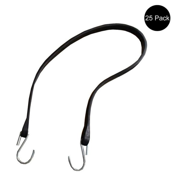 RAParts (25) Natural Rubber Bungee 41" Tarp Straps Tie Downs Trailer Truck