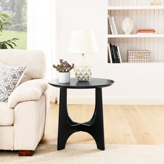 25" Night Stand with Beautiful Grain Pattern / Enhances the Room's Aesthetic