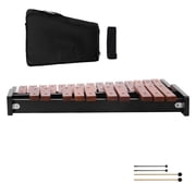 25 Note Wooden Xylophone Professional Percussion Instrument with 4 Mallets & Carrying Bag for Adults Kids Beginners