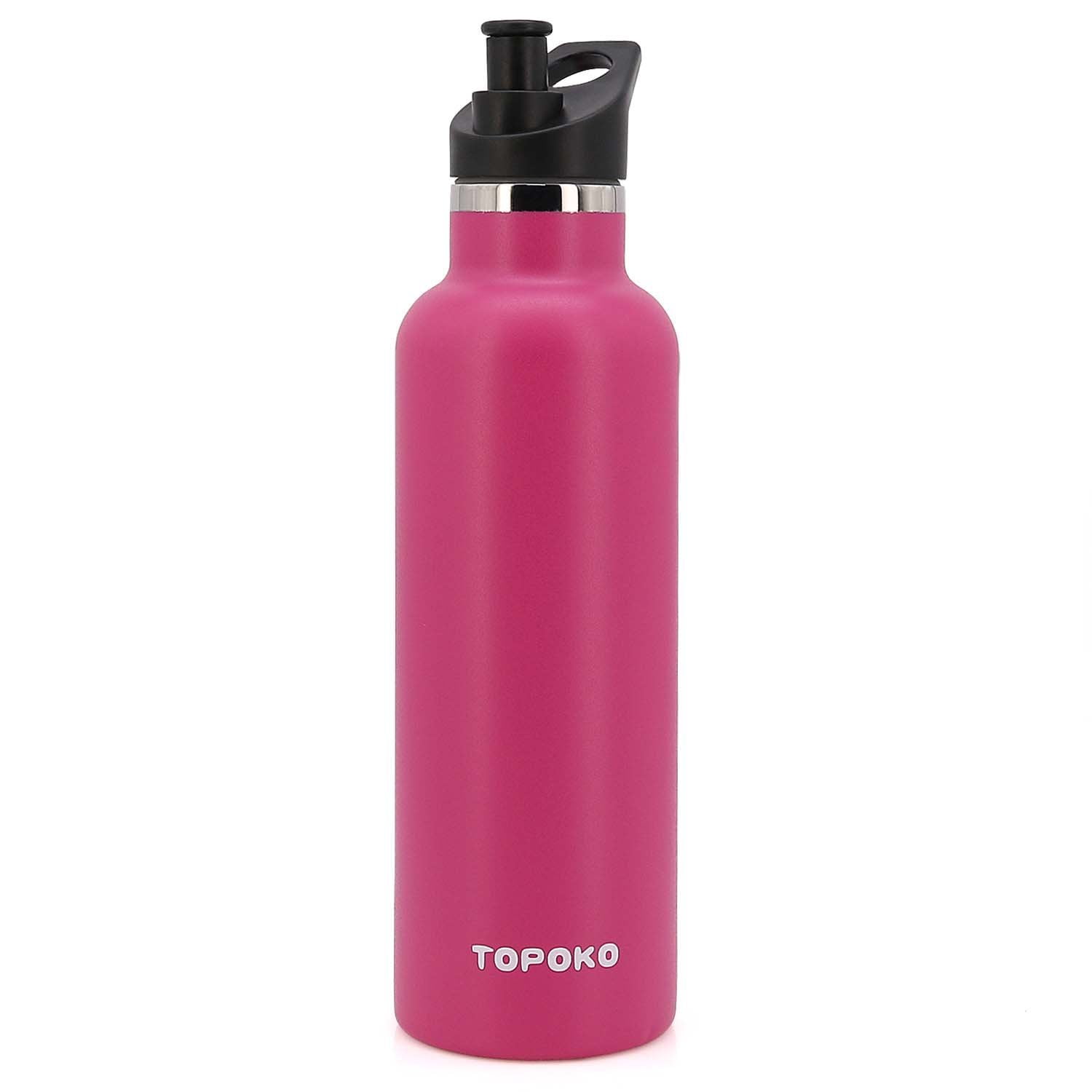 25 OZ Vacuum Insulated Stainless Steel Sport Water Bottle With Bite ...