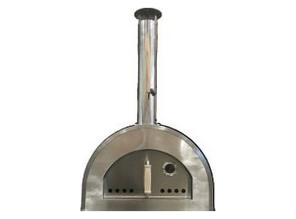 25" Outdoor Kitchen Small Stainless Steel Wood Fired Pizza Oven - image 1 of 2