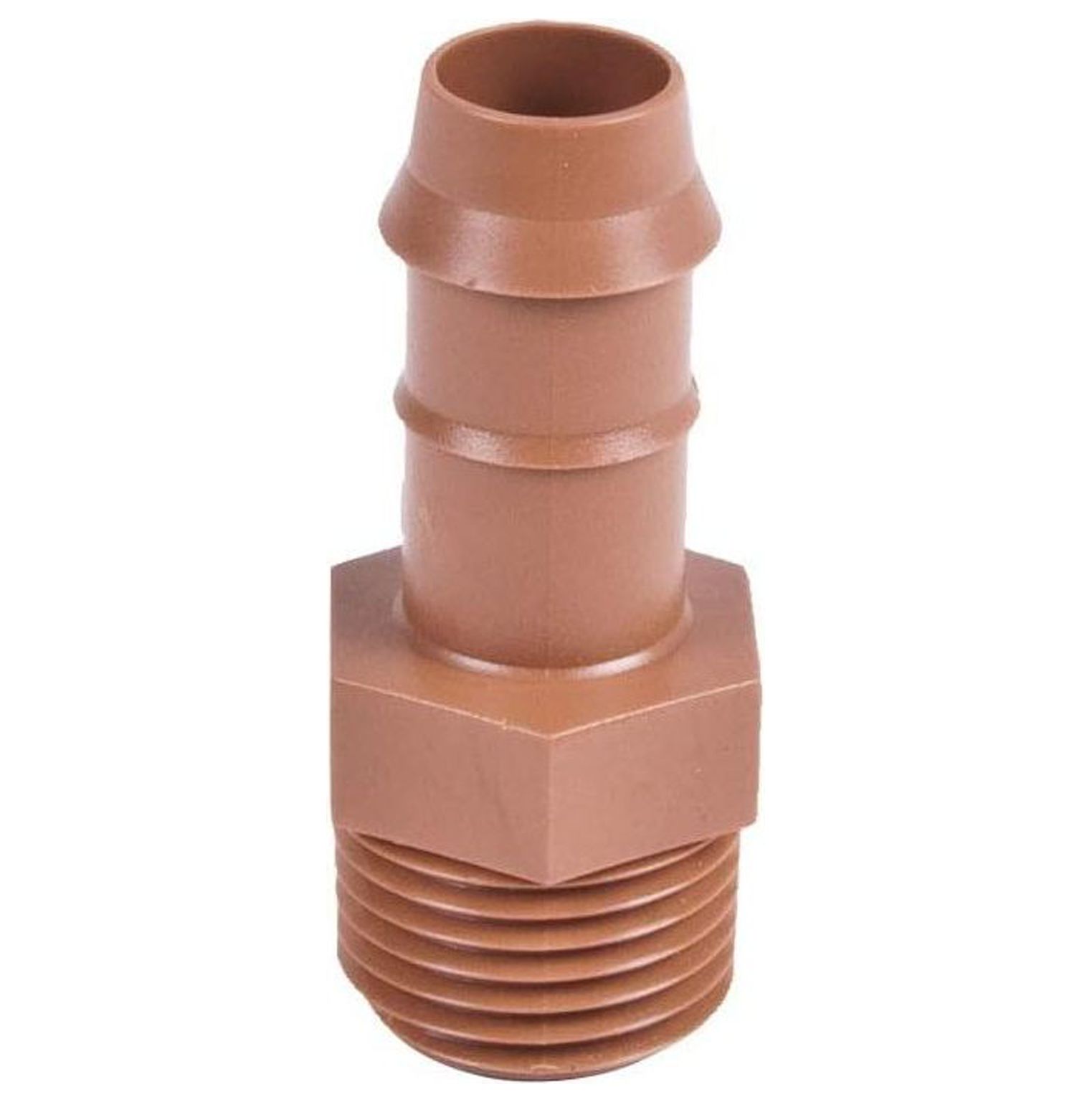 25PACK Drip Irrigation Universal 1/2 MNPT Adapter x Barb Coupling