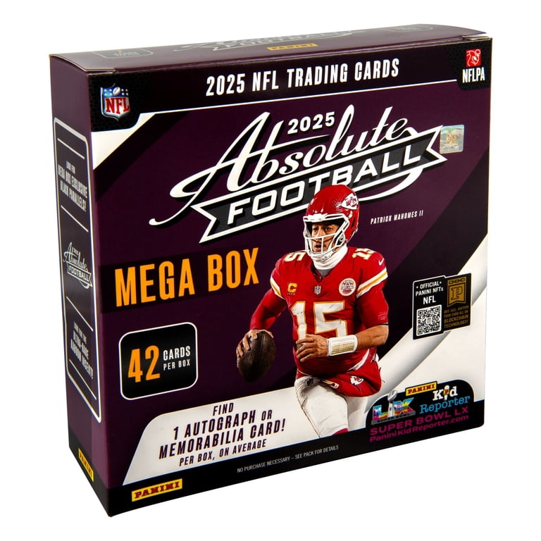 Panini, 2025 Panini Absolute Football Trading Cards Mega Box, 42
