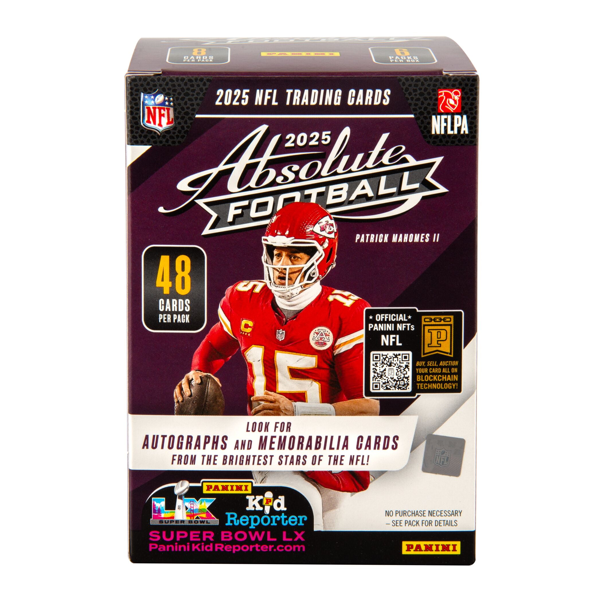2025 Panini Absolute Football Trading Cards Blaster Box