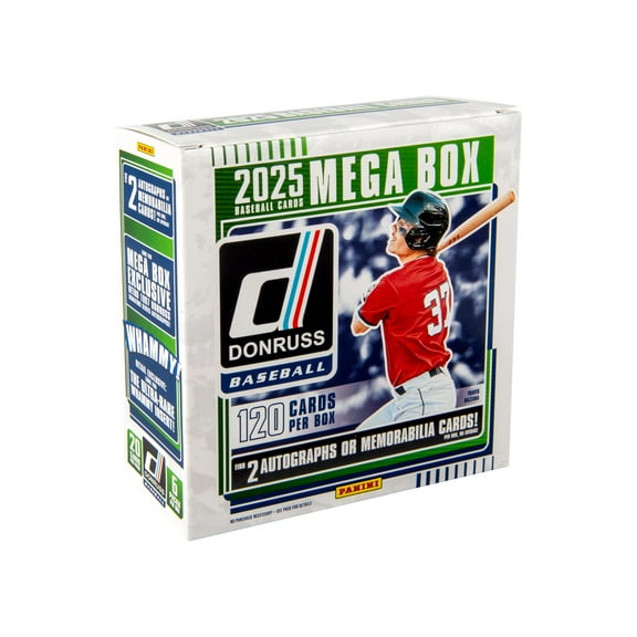25 PANINI DONRUSS BASEBALL MEGA BOX