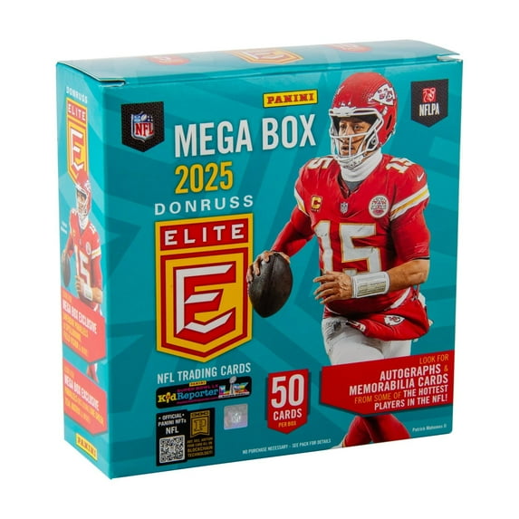 2025 Panini Donruss Elite Football Trading Cards Mega Box