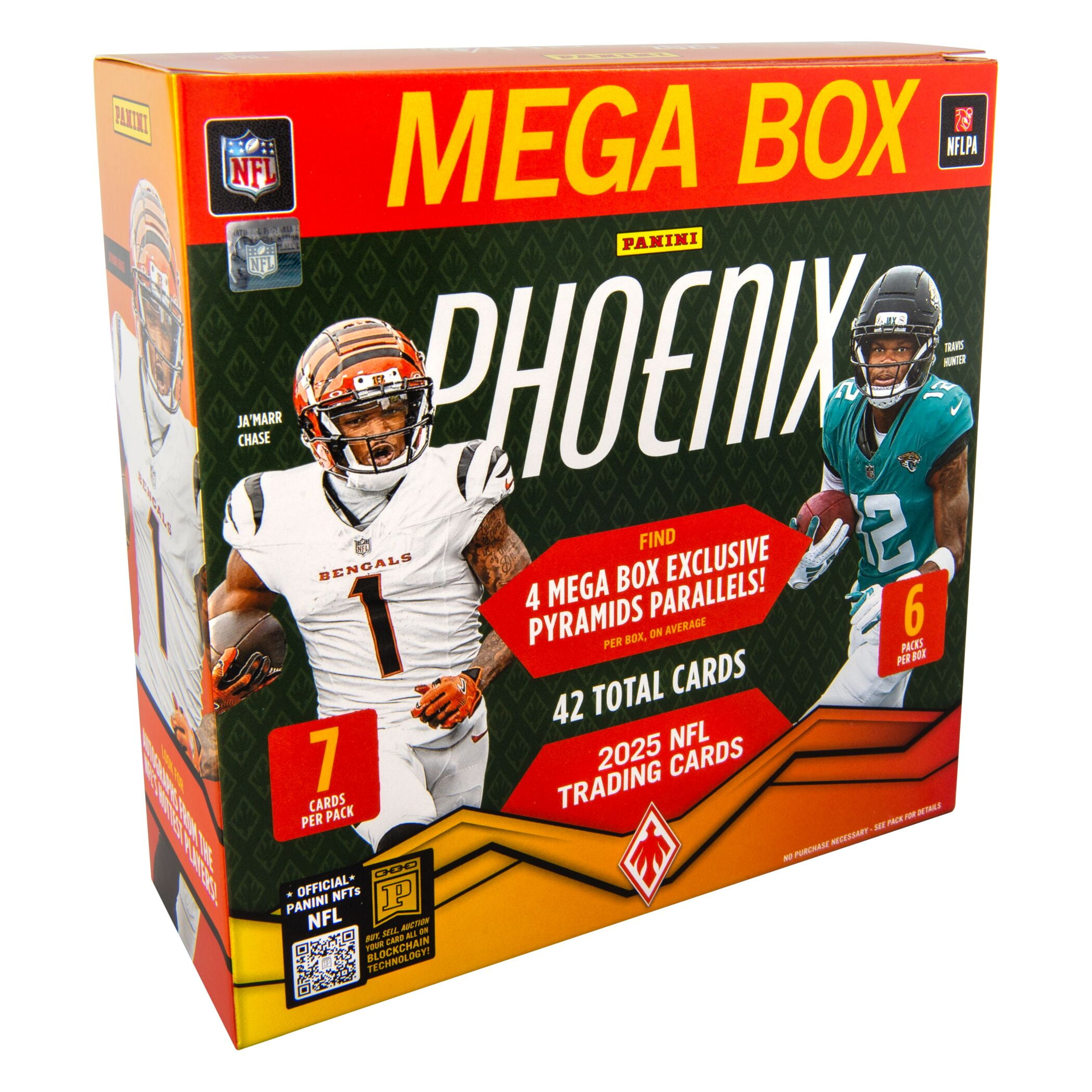 2025 Panini Phoenix Football Trading Cards Mega Box