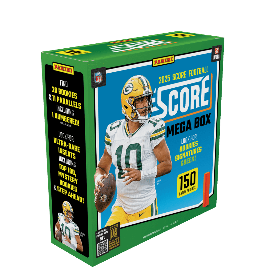 2025 Panini Score Football Trading Cards Mega Box