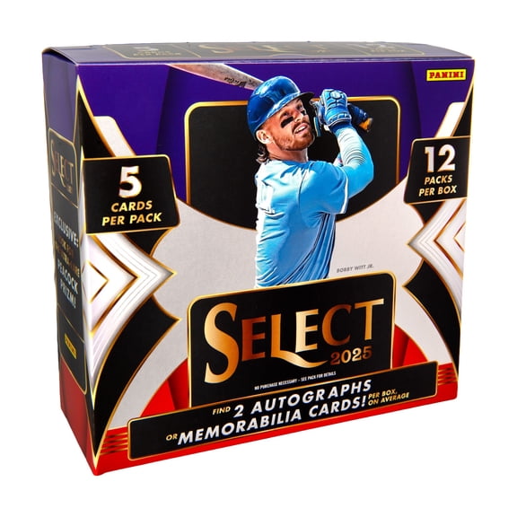2025 Panini Select Baseball Trading Cards Hobby Preferred Box