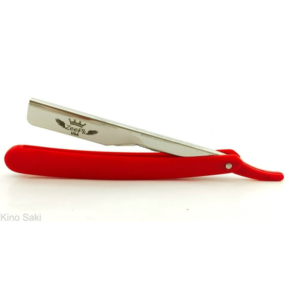 25 PC CUT THROAT SALON BARBER SHAVETTE STRAIGHT RAZORS RASOIRS WHOLESALE RED