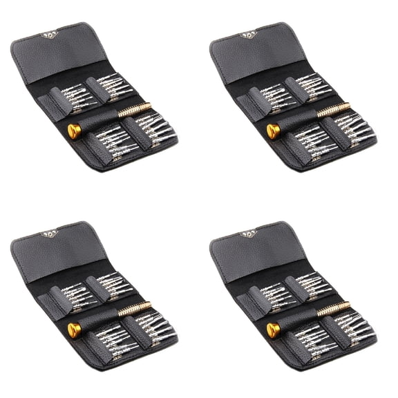 25 PC Small Mini Precision Screwdriver Set Watch Jewelry Electronic Repair Tool 4PCS,One Size,Purple