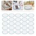 thumbnail image 1 of 25 PCS Blue Clear Charger Plates, PS Table Dinner Charger Plates, Stackable Food Display, 1 of 22
