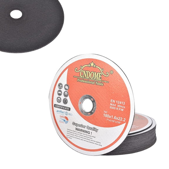 25 PCS Cut-Off Wheels, 7 in Metal and Stainless Steel Cutting Wheel, 1/16 in Thin Metal Cutting Disc for Angle Grinder 8,500 RPM