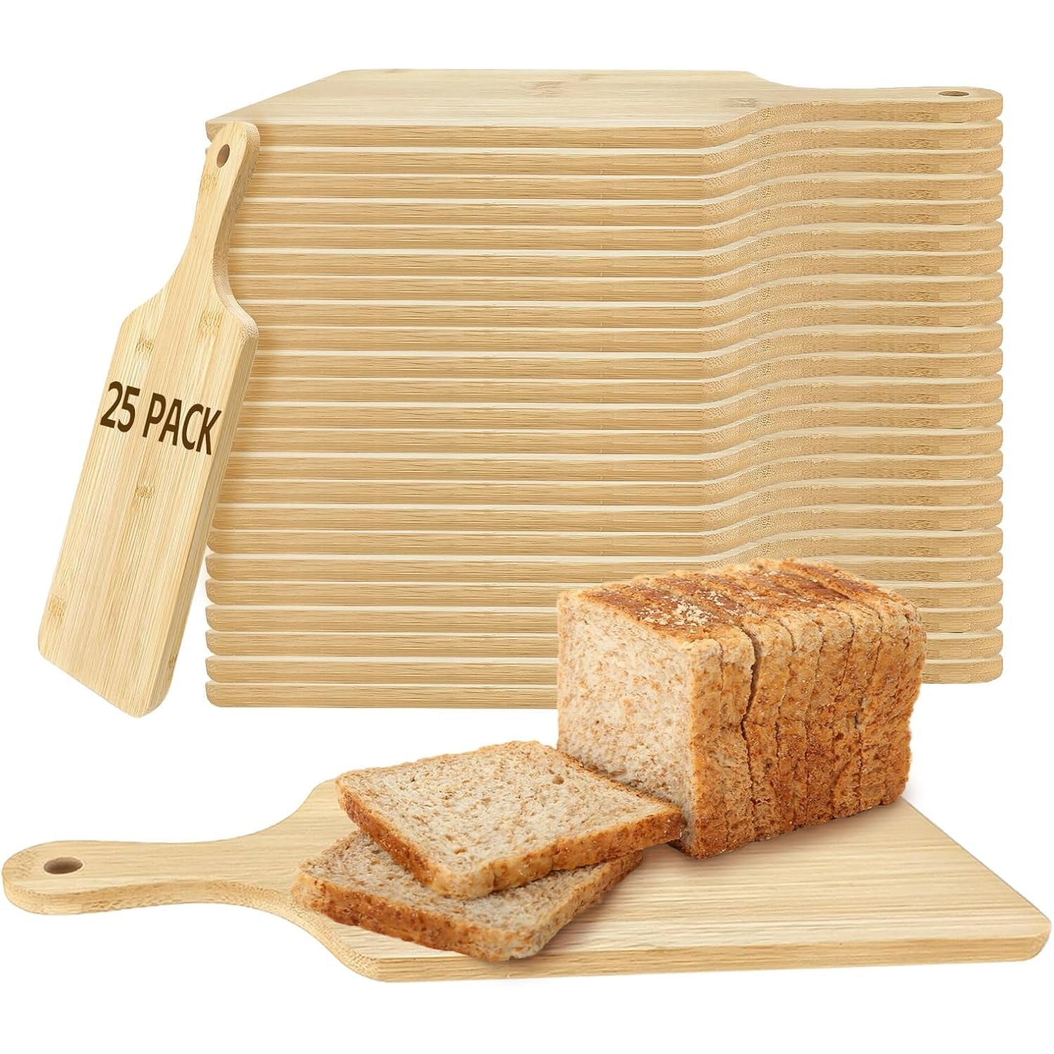 16-Piece Acacia Wood Cutting Board Set With Handles – Laser Engraving Ready For Custom Charcuterie Boards