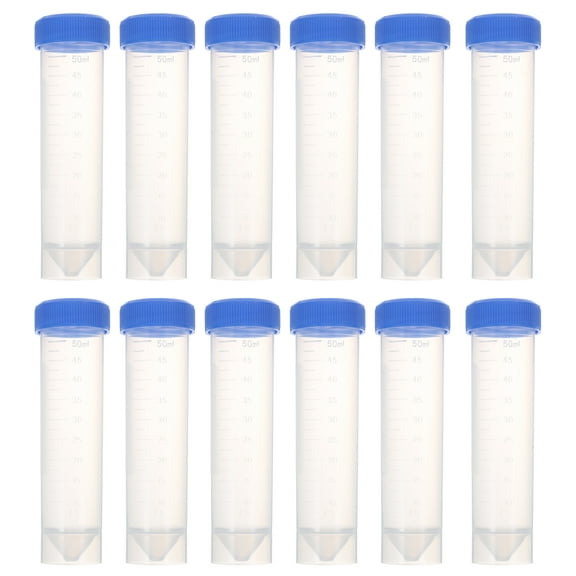 50ml Plastic Centrifuge Tubes with Smooth Walls and Precise Graduated Scale for Sample Storage