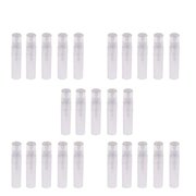 25 PCS Mini Clear 5ML Atomizer Plastic Bottle Spray Refillable Perfume Empty Sample Bottle for Travel Party Portable Makeup Tool